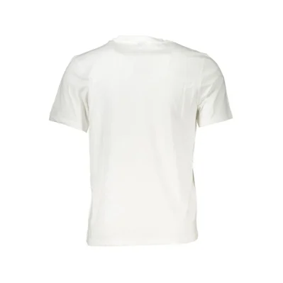 White Cotton Men T-Shirt