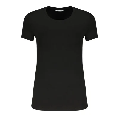 Black Organic Cotton Women T-Shirt