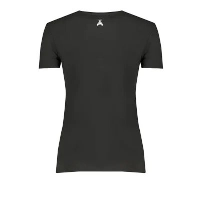 Black Organic Cotton Women T-Shirt