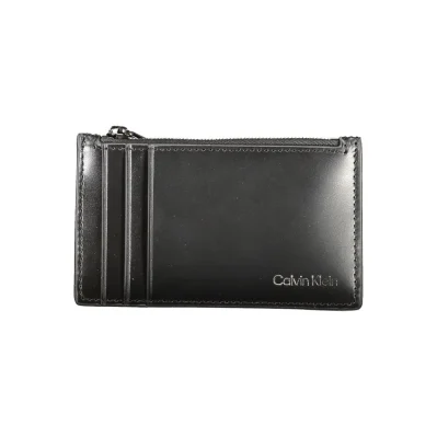 Black Leather Men Wallet
