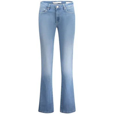 Blue Cotton Women Jeans