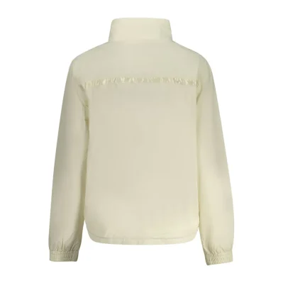 White Nylon Women's Jacket