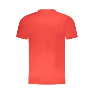 Red Cotton Men T-Shirt