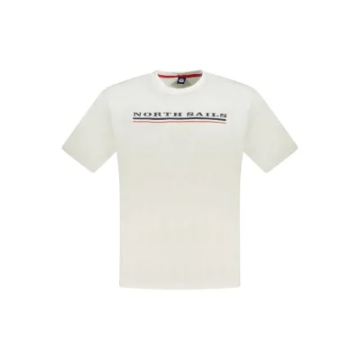 White Cotton Men T-Shirt