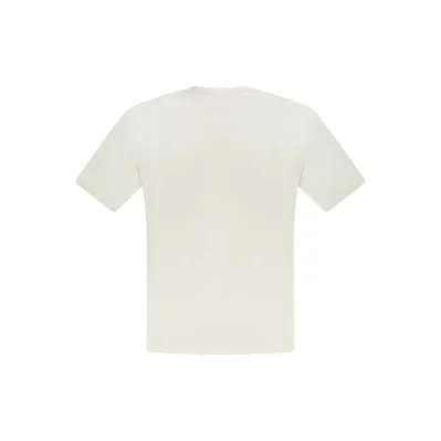 White Cotton Men T-Shirt