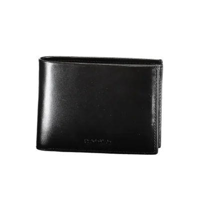 Black Leather Men Wallet