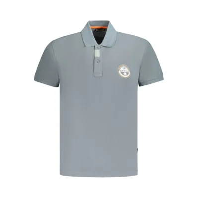 Brown Cotton Men Polo Shirt