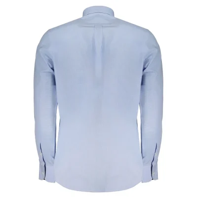 Light Blue Cotton Men Shirt