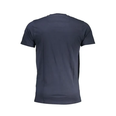 Blu Cotton Men T-Shirt