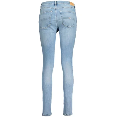 Blue Cotton Women Jeans
