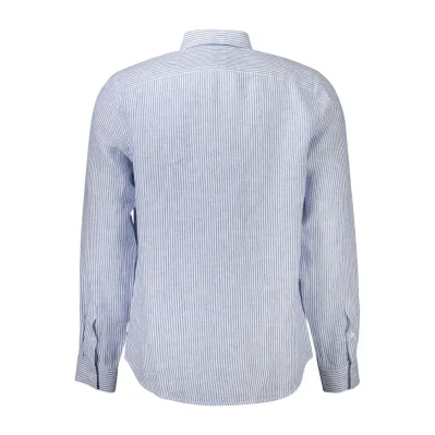 Blue Linen Men Shirt