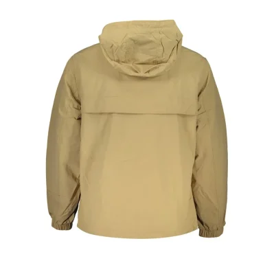 Beige Polyamide Men Jacket