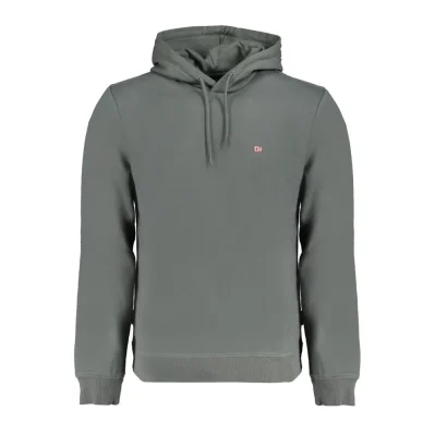 Green Cotton Men Sweater