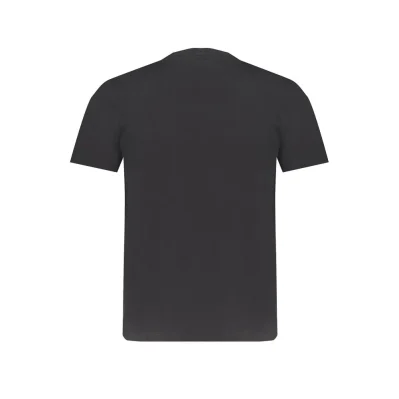 Black Cotton Men's T-Shirt