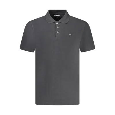 Black Cotton Men's Polo Shirt