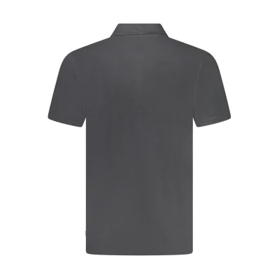 Black Cotton Men's Polo Shirt