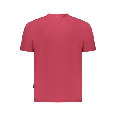 Red Cotton Men T-Shirt