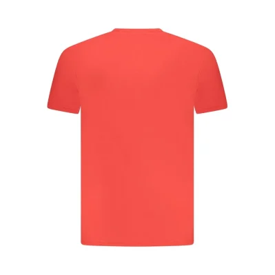 Red Cotton Men T-Shirt