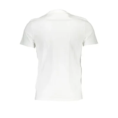 White Cotton Men T-Shirt