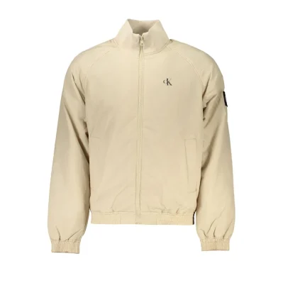Beige Polyamide Men Jacket