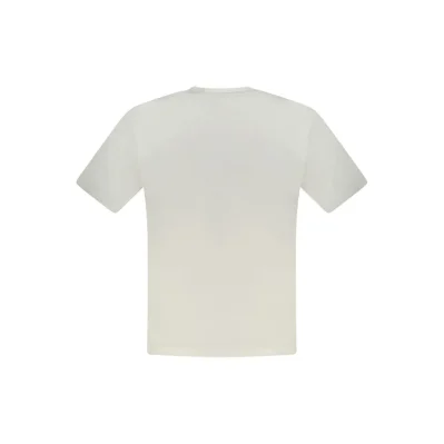 White Cotton Men T-Shirt