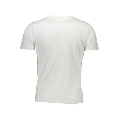 White Cotton Men T-Shirt