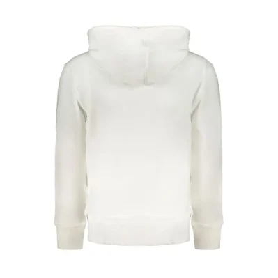 White Cotton Men's Hooded Sweater