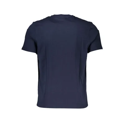 Blu Cotton Men T-Shirt