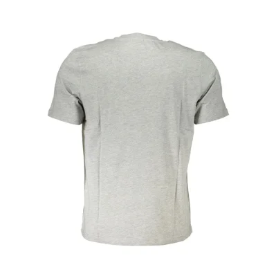 Gray Cotton Men T-Shirt