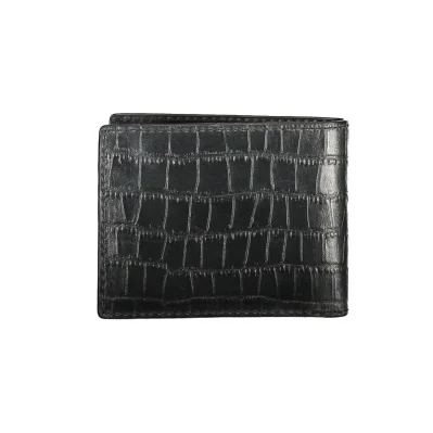 Black Leather Men Wallet