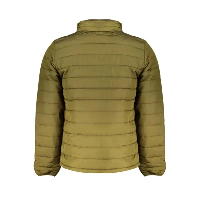 Green Polyester Men's Jacket