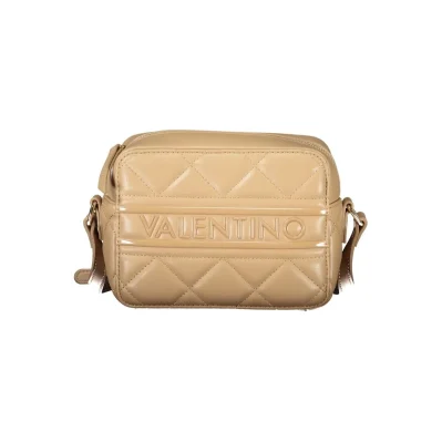 Beige Polyethylene Women Handbag