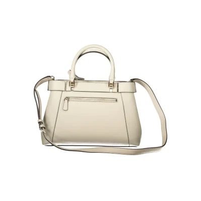 Beige Polyethylene Handbag