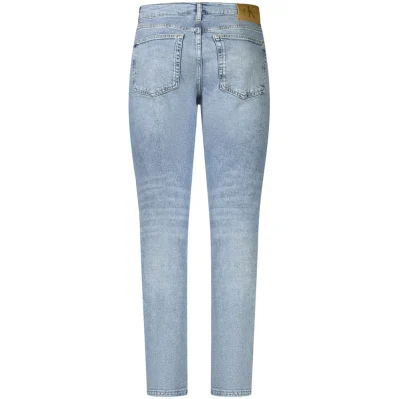 Blue Cotton Men Jeans