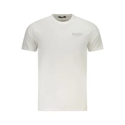 White Cotton Men's T-Shirt