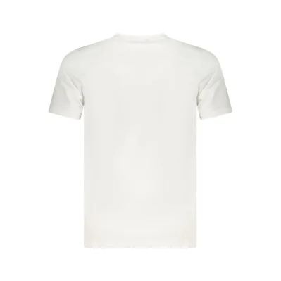 White Cotton Men T-Shirt
