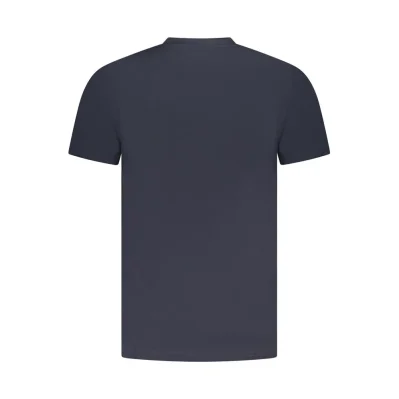 Blue Cotton Men T-Shirt
