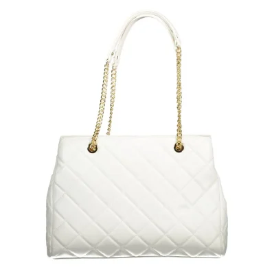 White Polyethylene Women Handbag