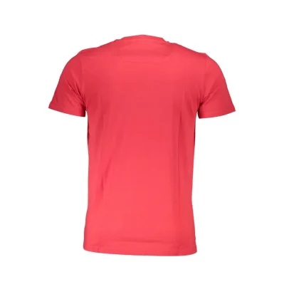 Red Cotton Men T-Shirt