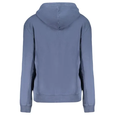 Blue Cotton Women Sweater