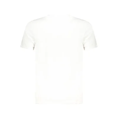 White Cotton Men T-Shirt