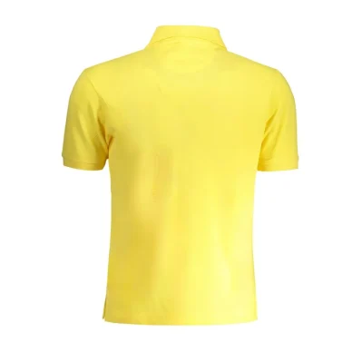 Yellow Cotton Men's Polo Shirt