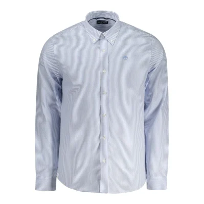 Light Blue Cotton Men Shirt