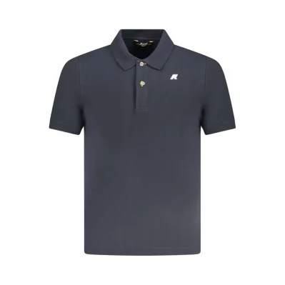 Blue Cotton Polo Shirt