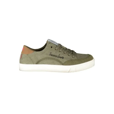 Verde Poliestere Uomo Sneaker