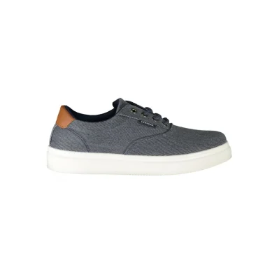 Blu Polyurethane Men Sneaker