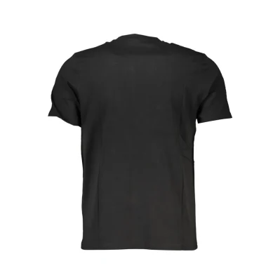 Black Cotton Men's T-Shirt