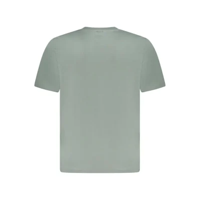 Green Cotton Men T-Shirt