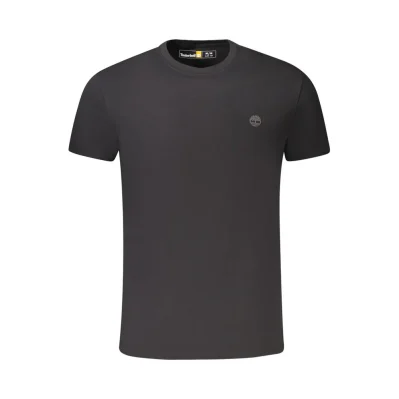 Black Cotton Men's T-Shirt