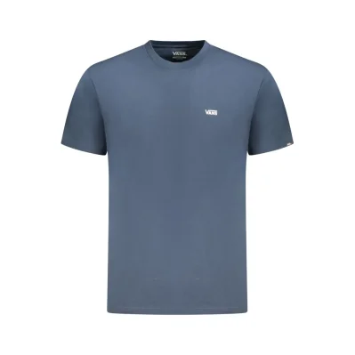 Blue Cotton Men T-Shirt